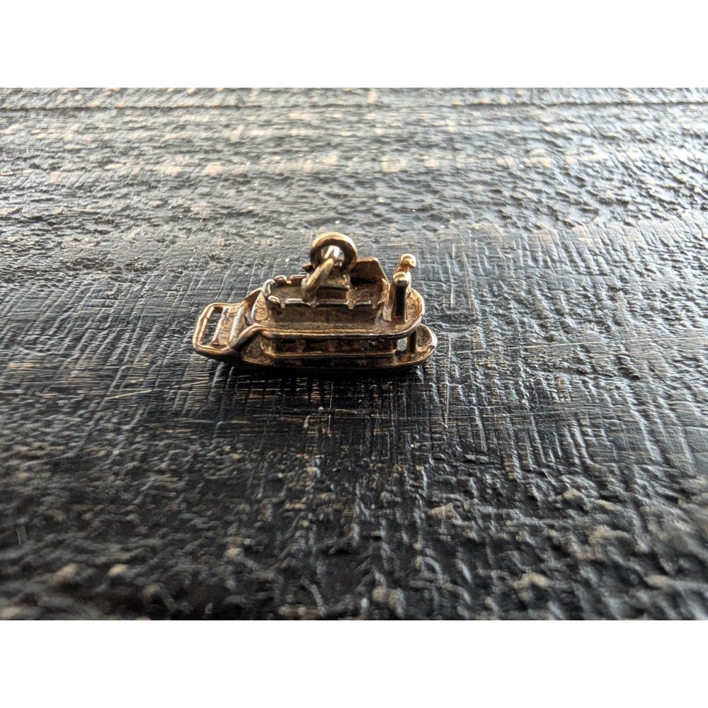 Riverboat - Bagnell Dam Lake Ozark MO Vintage Sterling Silver Charm 3D by Bell
